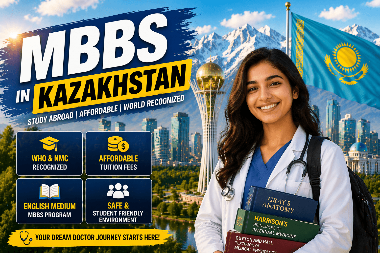 MBBS in Kazakhstan: Affordable Fees, Top Medical Universities & Complete Guide for Indian Students